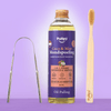 Combo mouthwash Coco-Munt Oil Pulling with 8 essential oils & vitamins D3, E&K2 | Say goodbye to plaque, bad breath & sensitive gums